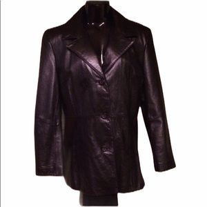 Black Wilson’s Leather Coat